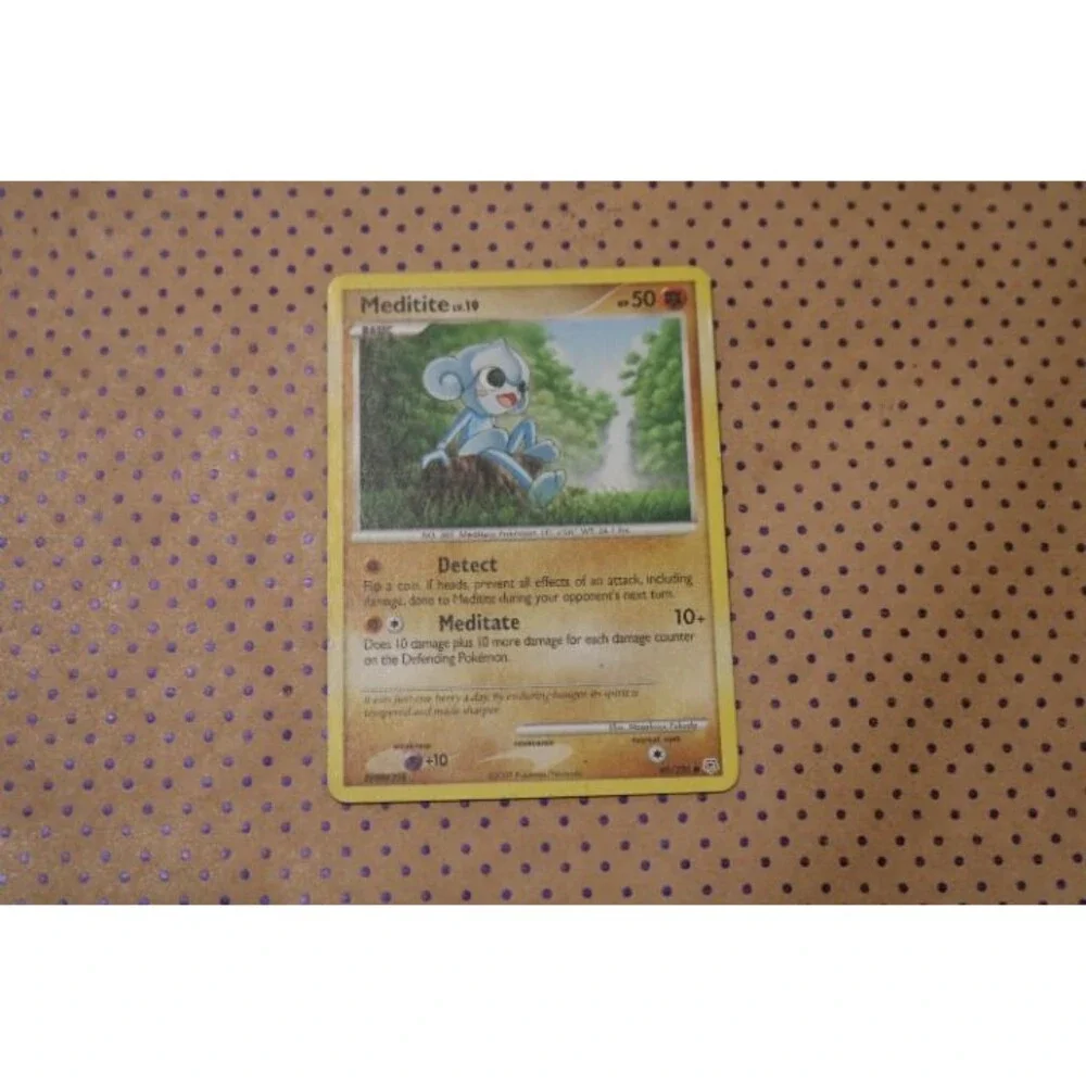 Meditite 89/130 Pokemon Card (2007)